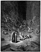 Hell: the city of Dis, Roman god of the underworld, 1863
