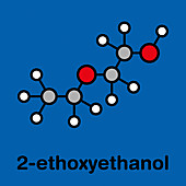 2-ethoxyethanol solvent molecule