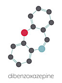 Dibenzoxazepine tear gas molecule