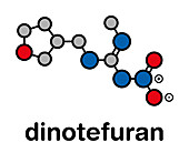 Dinotefuran insecticide molecule