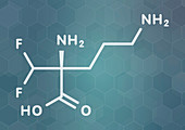 Eflornithine drug molecule