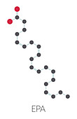 Eicasapentaenoic acid molecule