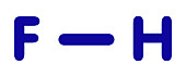 Hydrogen fluoride molecule