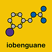 Iobenguane I-131 cancer drug molecule