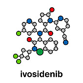 Ivosidenib cancer drug molecule