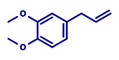 Methyl eugenol molecule