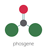 Phosgene molecule