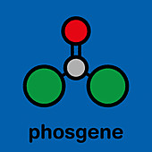 Phosgene molecule