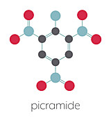 Picramide explosive molecule