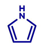 Pyrrole heterocyclic organic molecule