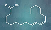 Rumenic acid fatty acid molecule