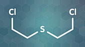 Sulfur mustard molecule