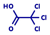Trichloroacetic acid molecule