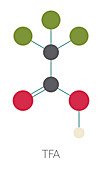 Trifluoroacetic acid molecule