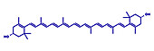 Zeaxanthin yellow pigment molecule