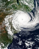 Cyclone Idai landfall in Mozambique, 14 March 2019