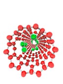 Carbon nanotube containing gadolinium ions, illustration