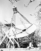 Grote Reber's first radio telescope, 1930s