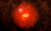 High-redshift galaxy, illustration