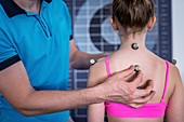 Placing markers for posture analysis