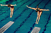 Synchronised diving