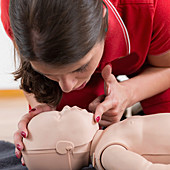 Infant cardiopulmonary resuscitation training