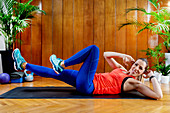 Woman doing Crunches