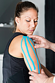 Kinesio tape application