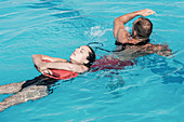 Lifeguard rescue training