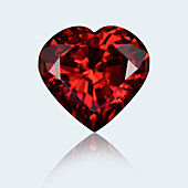 Heart shape ruby