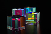 Optical glass cubes