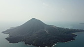 Krakatau erupting in 2018