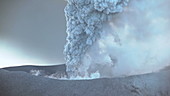 Shinmoedake volcano eruption, 2017