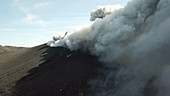 Sakurajima volcano erupting, 2018