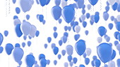 Balloons rising
