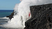 Fire hose lava on Kilauea