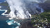 Kapoho Bay during eruption