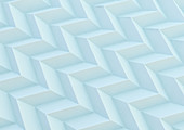 Three dimensional zigzag pattern, illustration