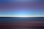 Horizon over seascape, illustration