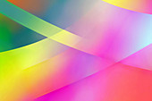 Abstract multi-layered translucent pattern, illustration