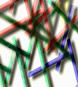 Abstract pattern of crisscrossing lines, illustration