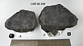 Interior of a meteorite LAR 06298