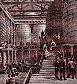 Beer brewing industry, 19th century