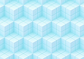 Cube pattern, illustration