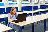 Girl in classroom