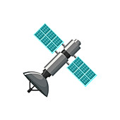 Satellite, illustration