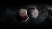 Pluto and Charon, illustration