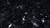 Galaxy cluster, illustration