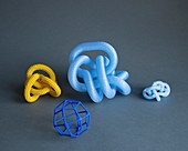 Various 3D printed models