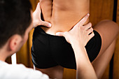 Osteopathy treatment for lower back pain